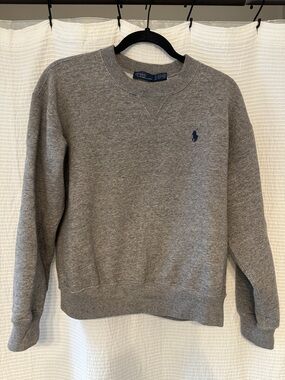 Polo by Ralph Lauren Heather Gray Crewneck Sweatshirt
